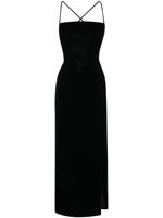 STAUD robe Bellamy à coupe mi-longue - Noir