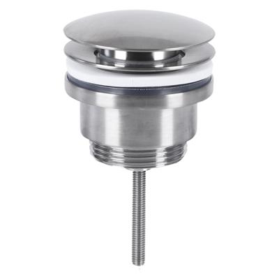 Differnz afvoerplug pop up design mat chroom Differnz afvoerplug pop up design mat chroom