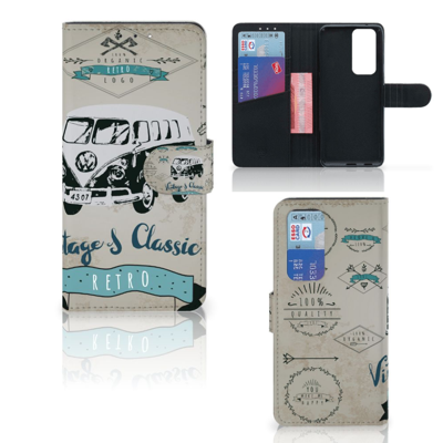OPPO Find X3 Neo 5G Telefoonhoesje met foto Retro VW Bus OPPO Find X3 Neo 5G Telefoonhoesje met foto Retro VW Bus