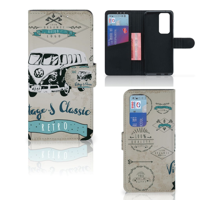 OPPO Find X3 Neo 5G Telefoonhoesje met foto Retro VW Bus