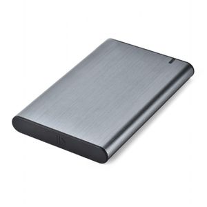 Gembird EE2-U3S-6-GR behuizing voor opslagstations HDD-/SSD-behuizing Aluminium 2.5"