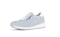 Gabor Low-Top sneakers voor dames, lage schoenen voor dames, Lagune zilver wit 65, 38 EU