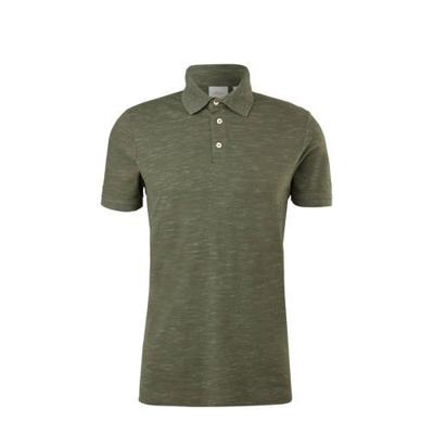 s.Oliver slim fit polo donkergroen