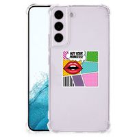 Samsung Galaxy S22 Anti Shock Bumper Case Popart Princess