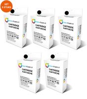 huismerk 5X inkt cartridge voor Epson T1301 zwart - thumbnail