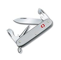 Victorinox Pioneer Alox zakmes (8 functies, ganzenwispriem, lemmet, blikopener, flesopener) zilver