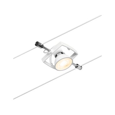 Paulmann Wire Systems 12V-kabelsysteem lamp GU5.3 Wit (mat), Chroom
