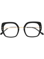 Isabel Marant Eyewear lunettes de vue à monture carrée oversize - Noir