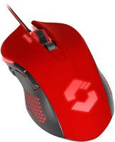 Speedlink TORN Gaming Mouse USB - 5-knops gamingmuis PC, computer, snelvuurknop, tot 3.200 dpi, met LED-verlichting, zwart-rood