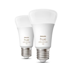 Philips Hue - E27 - 11W - White and Color set van 2 929002468802