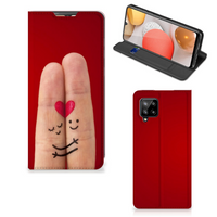 Samsung Galaxy A42 Hippe Standcase Liefde - Origineel Romantisch Cadeau - thumbnail