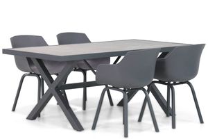 Lifestyle Salina/Crossley 185 cm dining tuinset 5-delig