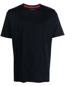 Kiton t-shirt en coton à col rond - Bleu