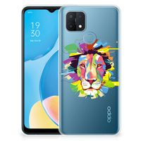 OPPO A15 Telefoonhoesje met Naam Lion Color - thumbnail