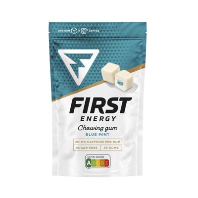 First Energy First Energy Fresh Mint kauwgom 10st First Energy First Energy Fresh Mint kauwgom 10st