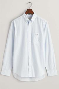 GANT Regular Fit Overhemd lichtblauw, Effen