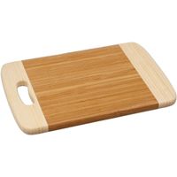 Snijplank met handvat 30 x 20 cm van bamboe hout