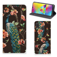 Samsung Galaxy M20 Hoesje maken Pauw met Bloemen