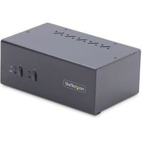 StarTech.com P2DD46A2- KVM-switch Zwart