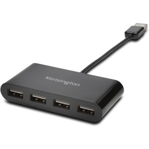 Kensington HUB USB 2.0 4-Port USB 2.0-hub 4 poorten Zwart