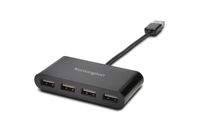 Kensington HUB USB 2.0 4-Port USB 2.0-hub 4 poorten Zwart - thumbnail