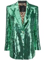 Philipp Plein blazer à sequins brodés - Vert