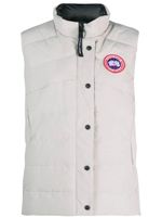 Canada Goose gilet matelassé à patch logo - Gris