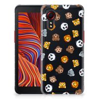 TPU bumper voor Samsung Galaxy Xcover 5 Dieren Emojis - thumbnail