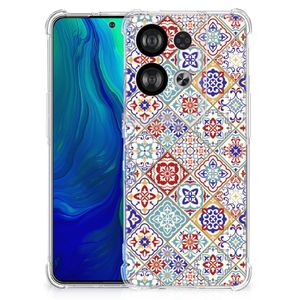 OPPO Reno8 Anti-Shock Hoesje Tiles Color