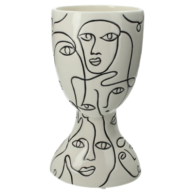 Wants&Needs Accessoires Bloempot Faces Wants&Needs Accessoires Bloempot Faces