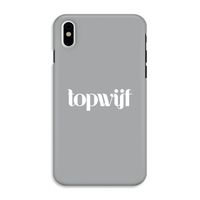 Topwijf Grijs Wit: iPhone XS Tough Case - thumbnail