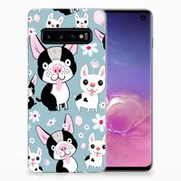 Samsung Galaxy S10 TPU Hoesje Hondjes - thumbnail