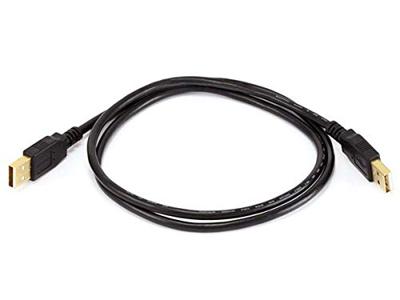 Monoprice 105442 3 Ft USB 2.0 A stekker op A stekker 28/24AWG kabel, verguld,