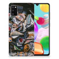 Samsung Galaxy A41 Siliconen Hoesje met foto Badges