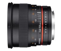 Samyang 50mm F1.4 AS UMC SLR Standaardlens Zwart