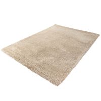 Hoogpolig Gerecycled Floki vloerkleed Beige -120 x 170 cm