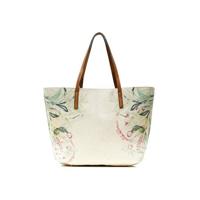 Desigual reversible shopper beige/cognac