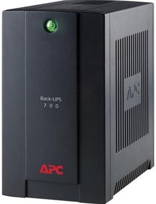 APC Back-UPS 700VA - UPS - 230 Volt wisselstroom V - 390 Watt - 700 VA - USB - uitgangen: 3 APC Back-UPS 700VA - UPS - 230 Volt wisselstroom V - 390 Watt - 700 VA - USB - uitgangen: 3