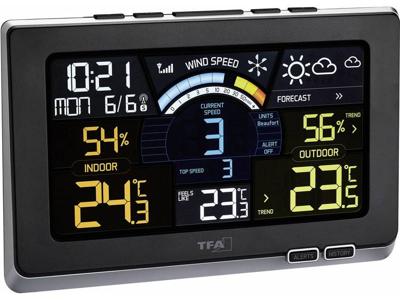 TFA Dostmann Spring Breeze 35.1140.01 Draadloos weerstation Aantal sensoren max.: 3 TFA Dostmann Spring Breeze 35.1140.01 Draadloos weerstation Aantal sensoren max.: 3