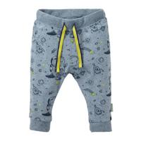 Quapi baby broek Xenno met all over print blauw/donkerblauw