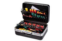 Parat Gereedschapskist/gereedschapskist Classic Plus TSA Lock (gereedschapskoffer, documentenvak en slot, materiaal: X-ABS-kunststof; zwart (leeg – zonder inhoud))