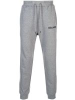 Delantic pantalon de jogging à logo brodé - Gris