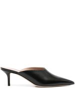 Scarosso mules Lupita 60 mm en cuir - Noir