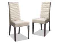 Set van 2 stoelen MEDOU vintage eik/zijdegrijs - thumbnail