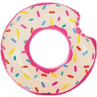 Opblaasbare roze donut XL zwemband 107 cm - thumbnail