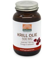 Mattisson Healthstyle Mattisson Healthstyle Krill Olie Omega 3 500mg (60ca)