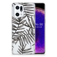 OPPO Find X5 Pro TPU Case Leaves Grey - thumbnail