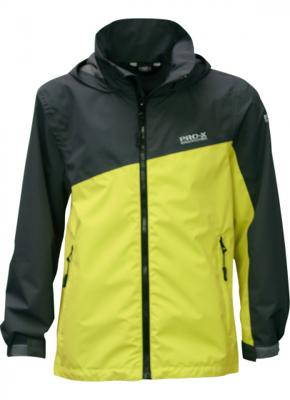 Pro-X Elements outdoorjas Tanis junior polyester zwart/lime Pro-X Elements outdoorjas Tanis junior polyester zwart/lime