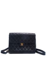 CHANEL Pre-Owned sac à dos matelassé (1995) - Noir - thumbnail