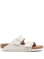 Birkenstock sandales Arizona en daim - Blanc